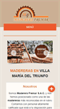 Mobile Screenshot of madererafremar.com